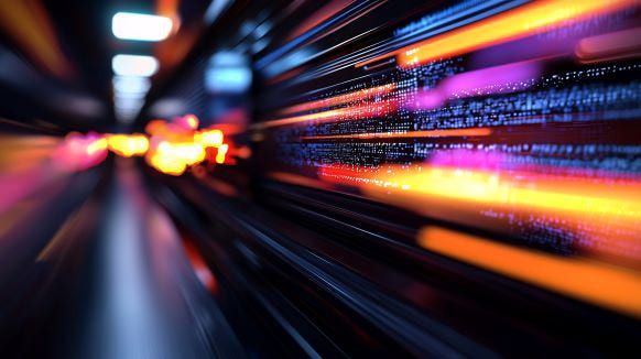 Light rays speed motion