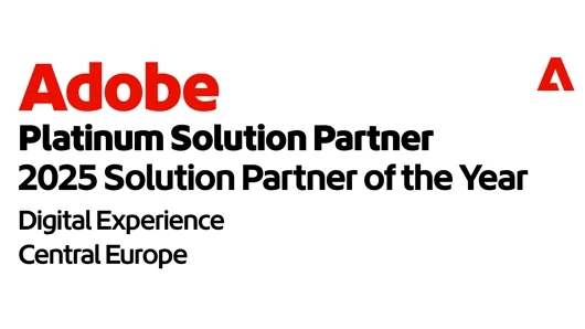 Adobe Platinum Solution Partner 2025 Solution Partner of the Year Digital Experience Central Europe