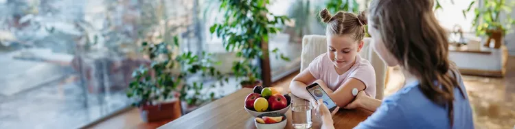 A person looking at the health app on phone