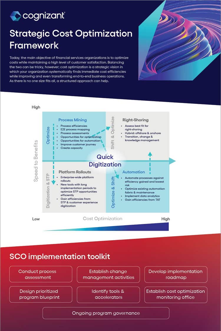 Figure 1 - Strategic Cost Optimization Framework