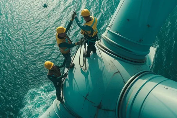 A lush beach by a clear blue ocean