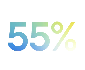 55%