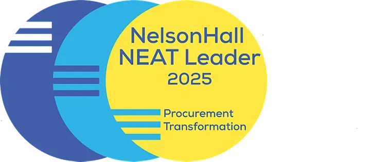 NelsonHall NEAT leader 2025 - Procurement Transformation logo