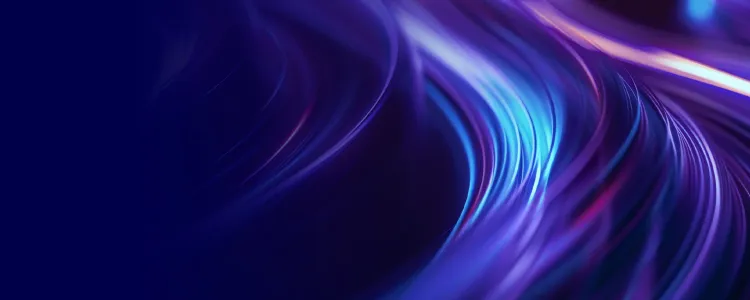 Digital swirls of light